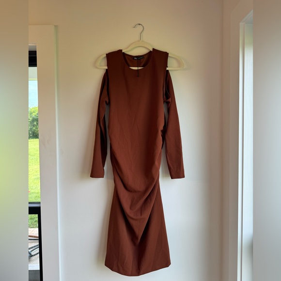 Zara Women’s Long Sleeve Dress L - Picture 2 of 5